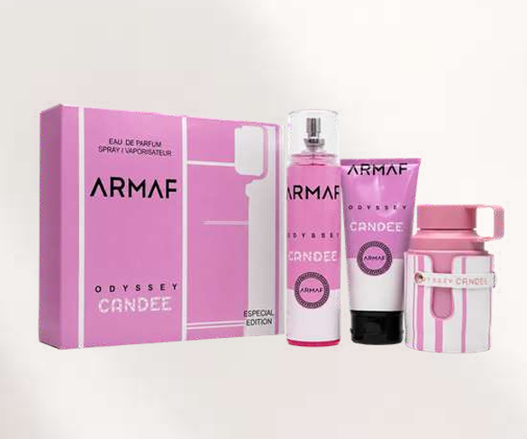 Kit Crema + Splash + Perfume Odyssey Candee